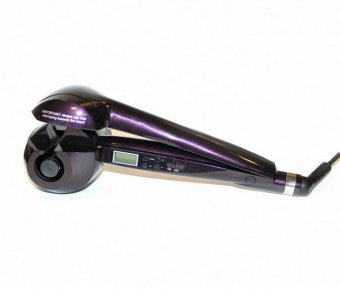 Стайлер для завивки волос с ЖК-дисплеем «ПРЕСТИЖ» цвет баклажан KZ 0232