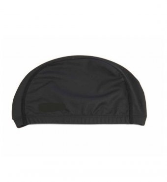 Шапочка для плавания текстильная покрытая ПУ, черная SF 0366