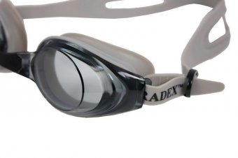 Очки для плавания серия "Регуляр" серые, цвет линзы - серый SF 0394