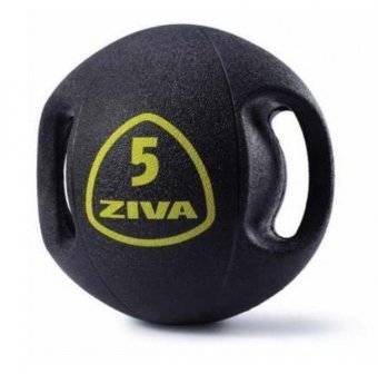 Набор из 5 набивных мячей Medball ZIVA с ручками 6-10 кг (шаг 1 кг), арт. ZVO-MDSG-15-02