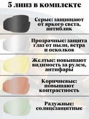 Очки спортивные PowerNest, защита от УФ