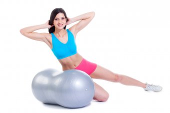 Мяч для фитнеса «Фитбол-арахис» Fitness Ball Peanut