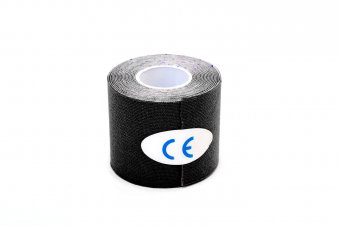 Кинезио лента 5 м*5 см, черная (Physio Tape, black)