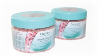 Соль Мертвого моря с экстрактом розы «NAOMI» 350 мл
