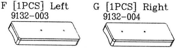 GVKR60 Подушка подлокотник (ПАРА), арт. GVKR60-PART-F-G