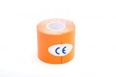 Кинезио лента 5 м*5 см, оранжевая (Physio Tape, orange)