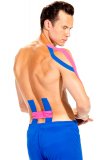 Кинезио лента 5 м*5 см, розовая (Physio Tape, dark pink)