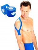 Кинезио лента 5 м*5 см, синяя (Physio Tape, dark blue)