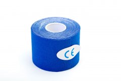 Кинезио лента 5 м*5 см, синяя (Physio Tape, dark blue)