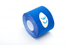 Кинезио лента 5 м*5 см, синяя (Physio Tape, dark blue)