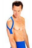 Кинезио лента 5 м*5 см, синяя (Physio Tape, dark blue)